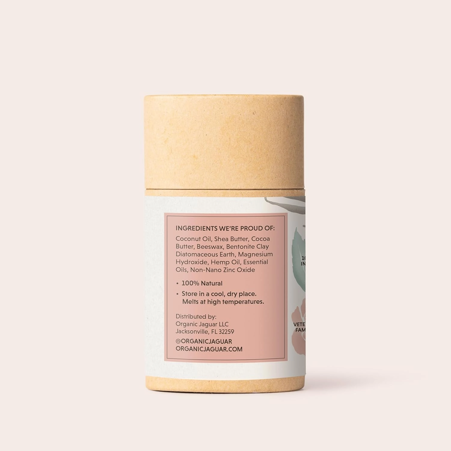 Aluminum Free Deodorant for Women and Men, 100% Natural Deodorant with Coconut Oil, Shea Butter, Baking Soda Free, Safe for Sensitive Skin, Long Lasting, Rose Vanilla, Unscented, 2 oz