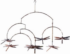 Ancient Graffiti Hanging Dragonfly Mobile