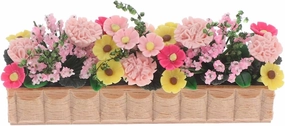 Angoily Miniature Plant Flower Potted, 1 12 Scale Doll House Miniature Plant Model, Dollhouse Fairy Garden Bonsai Model, Dollhouse Plant Pots for Dollhouse Decoration