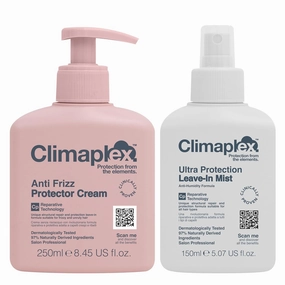 Anti Frizz Protector Cream, Ultra Protection Leave-In Mist Set - Heat and UV Damage Protection - Healthy Scalp - Silky Smooth Hair - 2 pcs