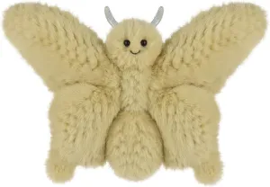 Apricot Lamb Butterfly Plush Stuffed Animals for Kids, Soft Cute Insect Plush Toys for Baby Girl and Boy, Fluffy Butterfly Green 9.5 Inches