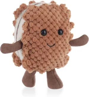 Apricot Lamb Chocolate Biscuit Stuffed Animals for Kids, Soft Cute Plush Toys for Baby Girl and Boy, 4 Inches