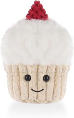 Apricot Lamb Cup Cake Stuffed Animals for Kids, Soft Cute Plush Toys for Baby Girl and Boy, 4.5 Inches