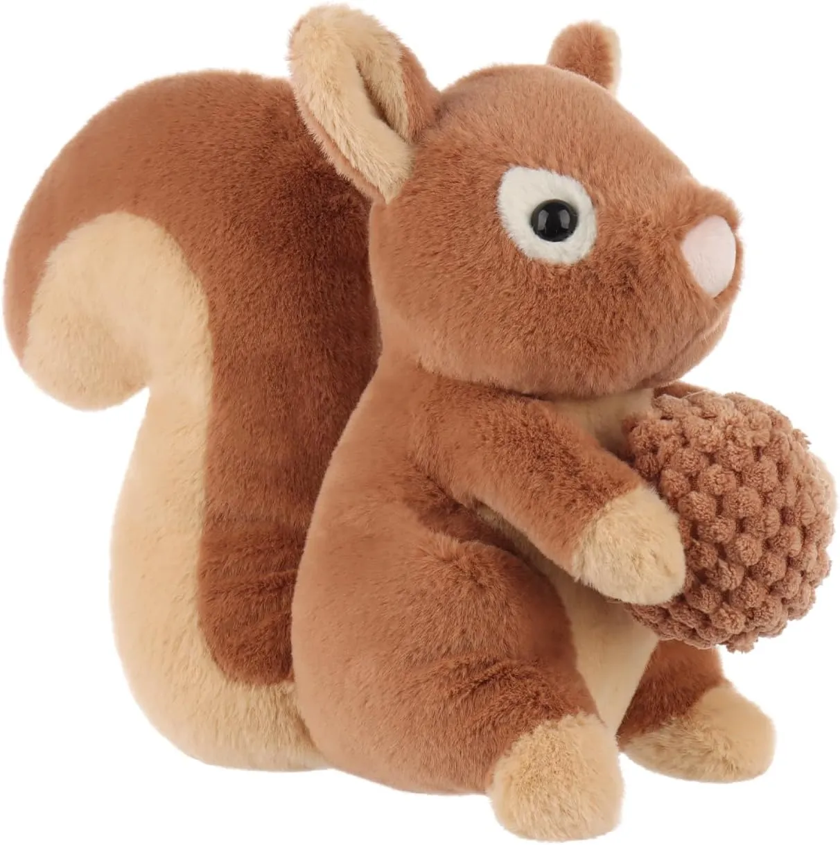 Apricot Lamb Diligent Squirrel Plush Stuffed Animals for Kids, Soft Cute Plush Toys for Baby Girl and Boy, Fluffy Diligent Squirrel Brown 6.7 Inches