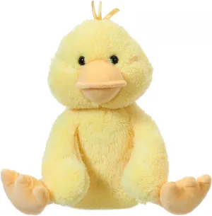 Apricot Lamb Duck Plush Stuffed Animals for Kids, Soft Cute Plush Toys for Baby Girl and Boy, Fluffy Duck Yellow