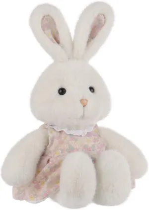 Apricot Lamb Sweet Bunny Plush Stuffed Animals for Kids, Soft Cute Rabbit Plush Toys for Baby Girl and Boy, Fluffy Sweet Bunny White 11.5 Inches