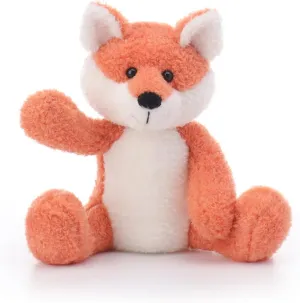 Apricot Lamb Velvet Fox Stuffed Animals for Kids, Soft Cute Plush Toys for Baby Girl and Boy, 8.5 Inches