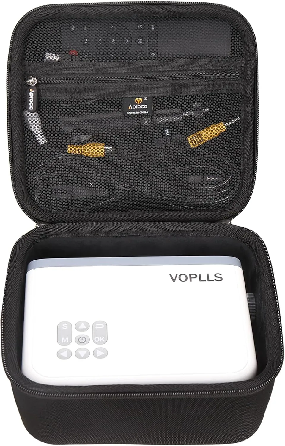 Aproca Portable Hard Storage Case, for VOPLLS Mini Projector 1080P Full HD Supported Video Projector and Accessories