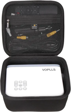 Aproca Portable Hard Storage Case, for VOPLLS Mini Projector 1080P Full HD Supported Video Projector and Accessories