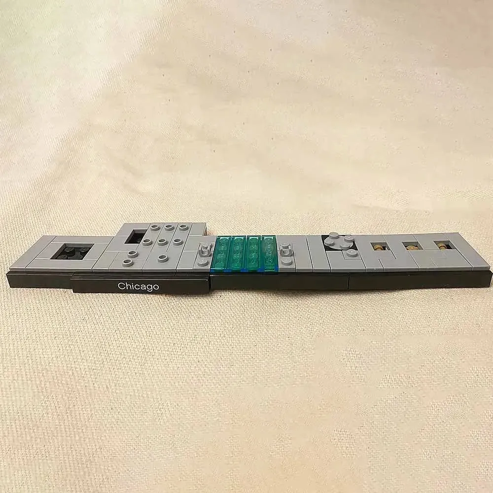 Architecture MOC Chicago Skyline Bricks Toy
