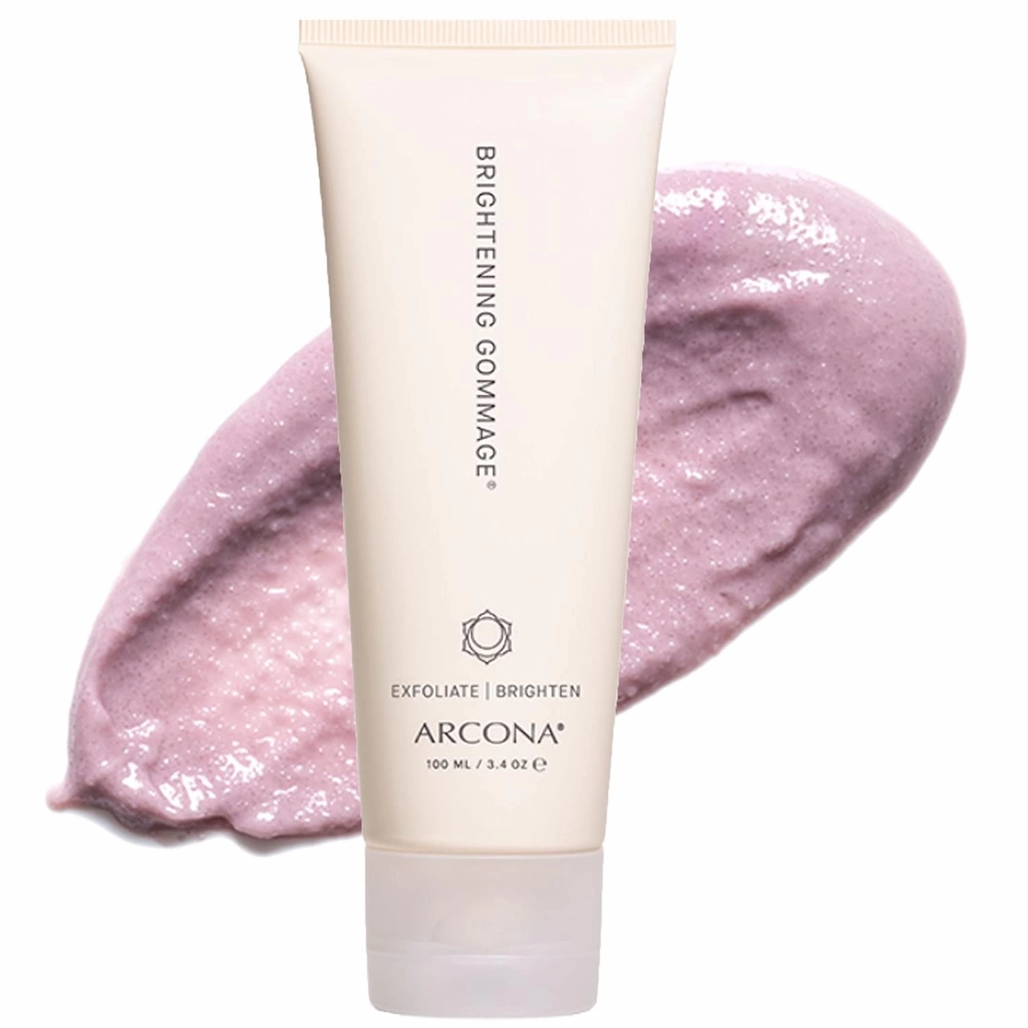 ARCONA Brightening Gommage - Exfoliate   Brighten with Jojoba Beads, Zeolite   Antioxidant Rich Blueberry   Cranberry Extracts - Made In The USA