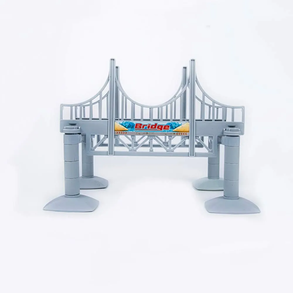 Assembly Slope and Bridge Tracks Accessories Replacement ONLY, Fun Addition DIY Tracks Pieces for Education Tracks Playset(Bridge)