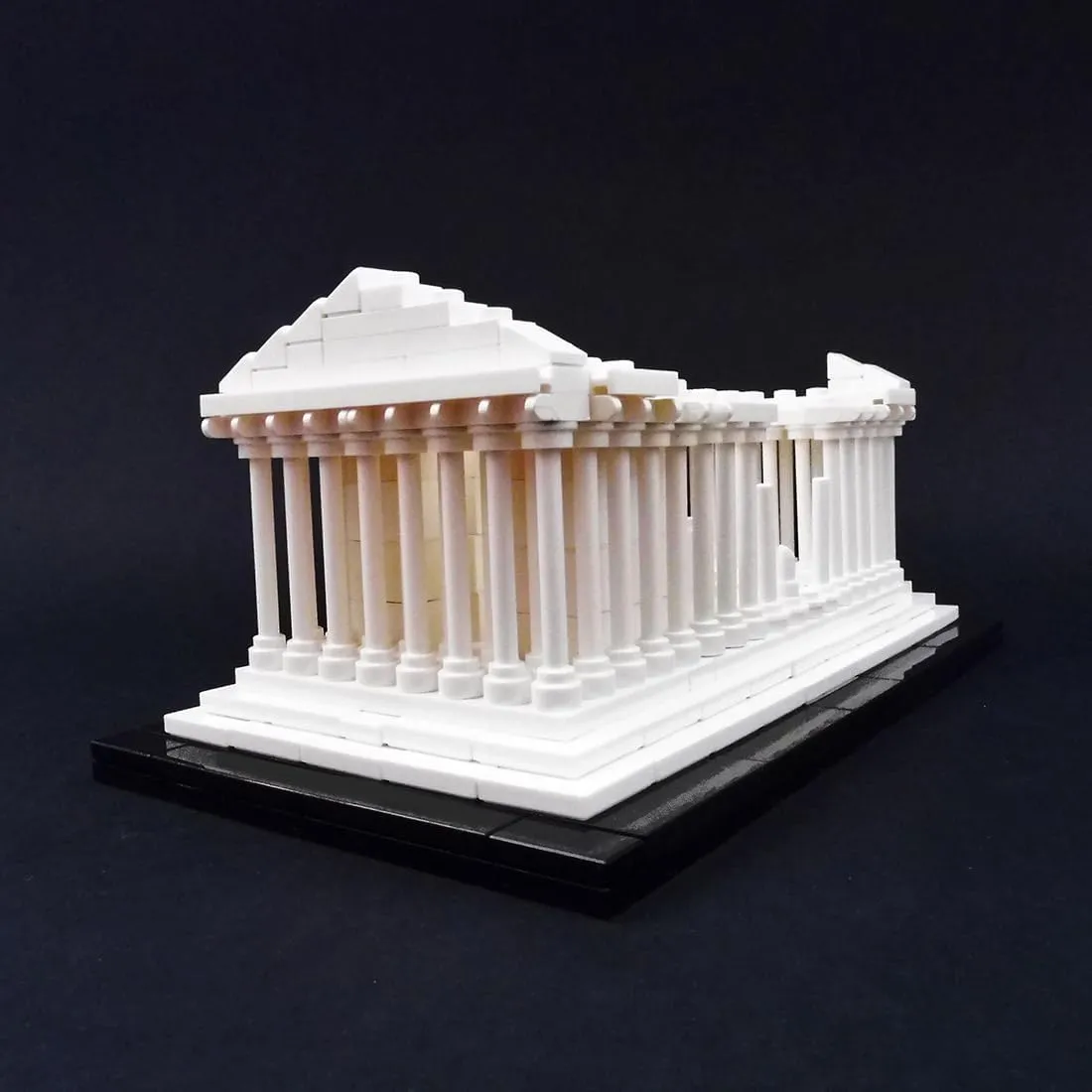 Assembly Toy MOC Parthenon Temple Set Model Building Blocks Set Modular Famous Historic Buildings Architecture Construction Toy for Teen Adult(255PCS), 10 × 17 × 8cm