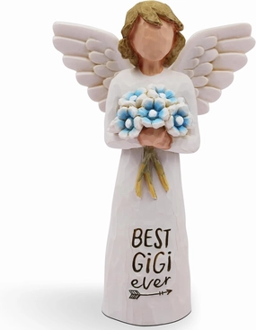 AUKEST Gigi Gifts - Best Gigi Ever, Gigi Gifts for Grandma, Mothers Day Birthday Gifts for Gigi, Grandma Gifts, Great Grandma Gifts, Gifts for Grandma - Sculpted Hand-Painted Figure