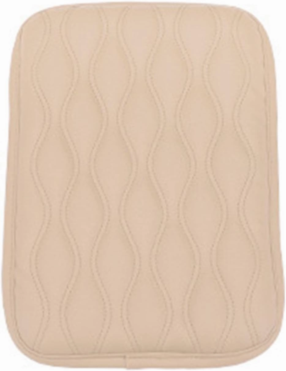 Automobile Armrest Covers for Lamborghini Gallardo/Islero/Jalpa/Jarama/Miura/Murciélago/Urraco, Center Console Armrest Box Booster Cushion, Auto Console Pad, Interior Accessories,E-Beige