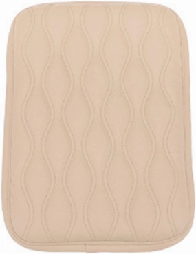Automobile Armrest Covers for Lamborghini Gallardo/Islero/Jalpa/Jarama/Miura/Murciélago/Urraco, Center Console Armrest Box Booster Cushion, Auto Console Pad, Interior Accessories,E-Beige