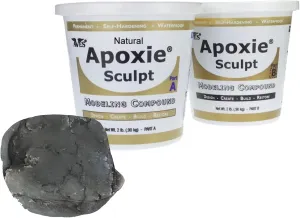 Aves Apoxie Sculpt - 2 Part Modeling Compound (A & B) - 4 Pound, Apoxie Sculpt for Sculpting, Modeling, Filling, Repairing, Easy to Use – Natural