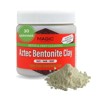 Aztec Bentonite Clay - Detox & Deep Cleansing