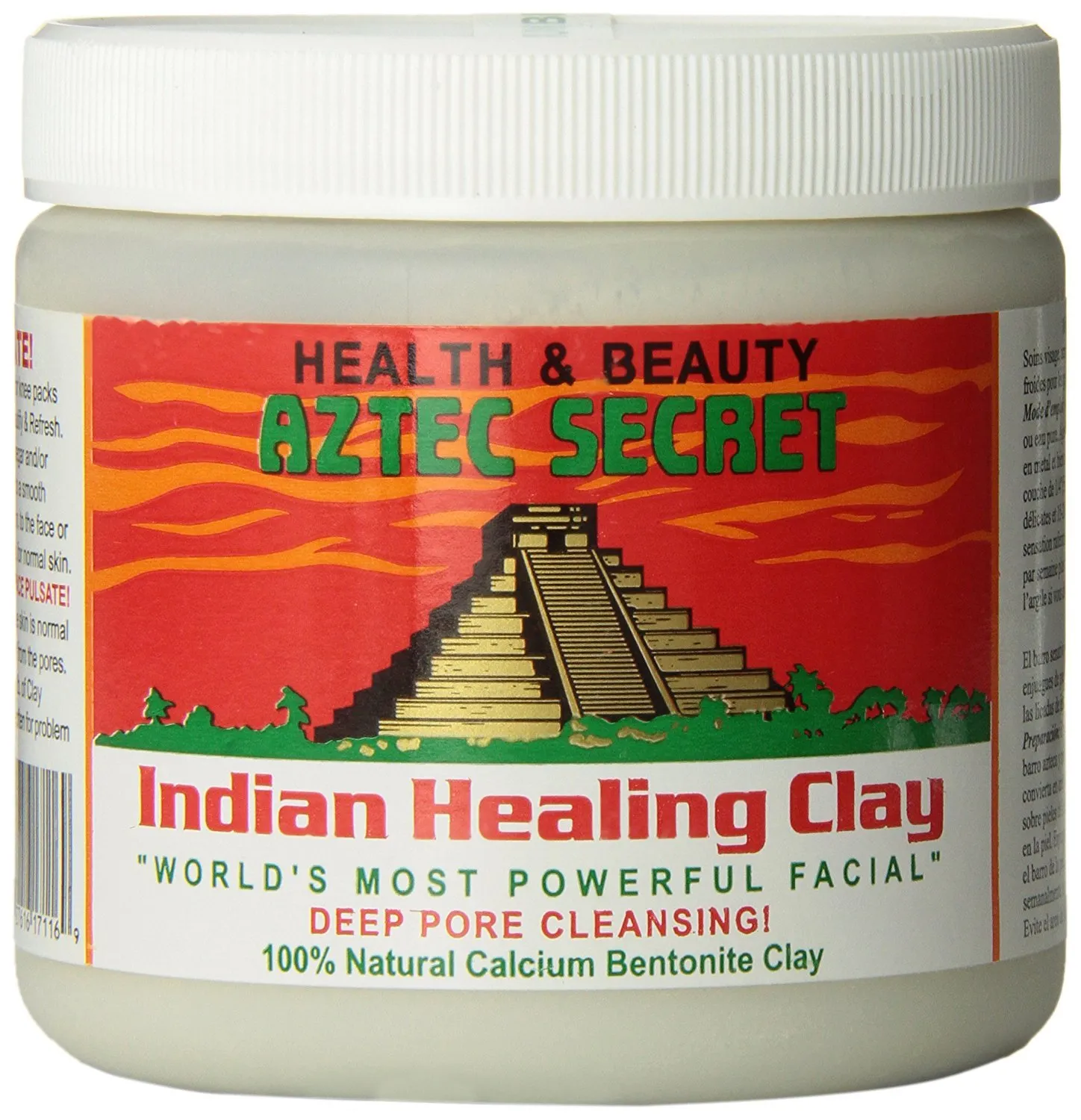 Aztec Secret Indian Healing Clay, 1 Count, Skin Treatment Mask, Tightening