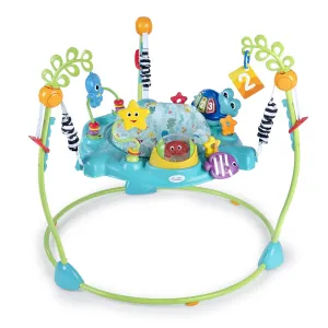 Baby Einstein Ocean Explorers Curiosity Cove 2-in-1 Educational Activity Jumper and Floor Toy, Max weight 25 lbs., Ages 6 Months , Unisex