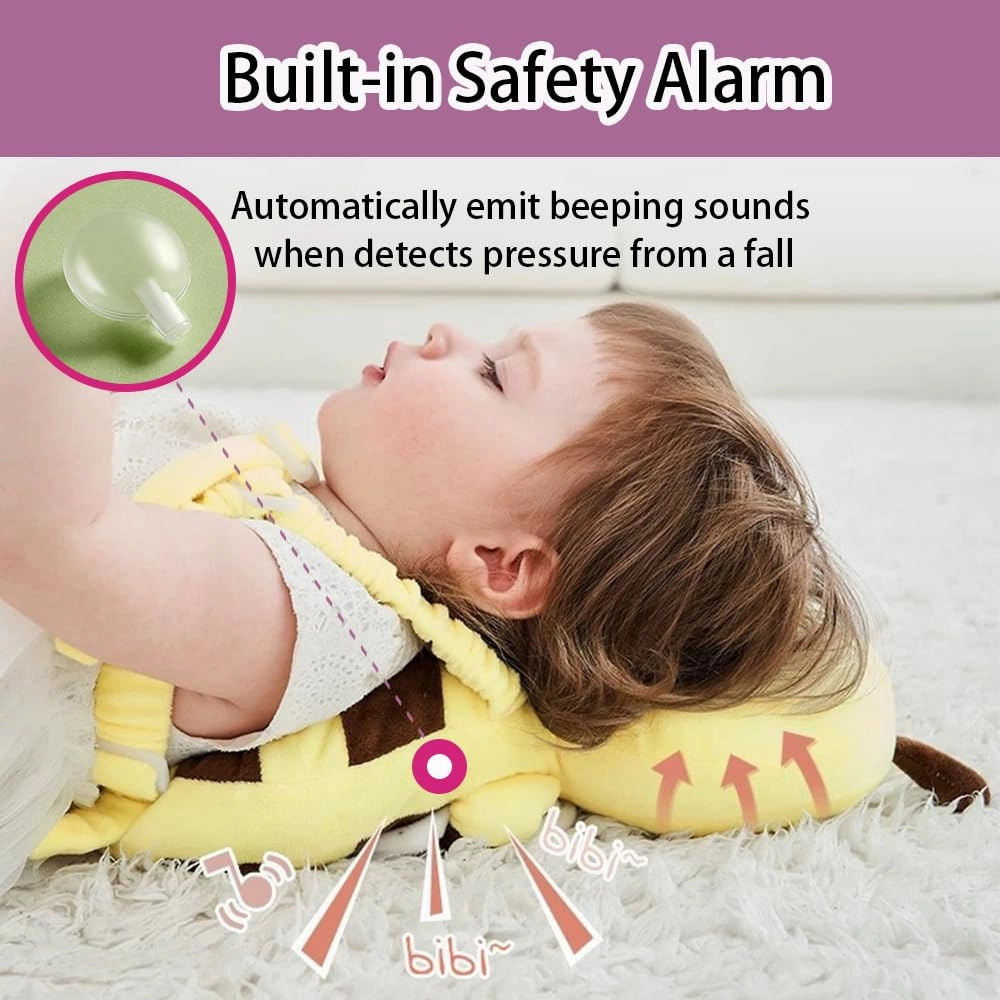 Baby Head Protector Backpack for Falling Crawling and Walking Toddler Essentials Infant Toys Helmets Baby Lover Gifts for 0.5-3 Years 6-12 Months