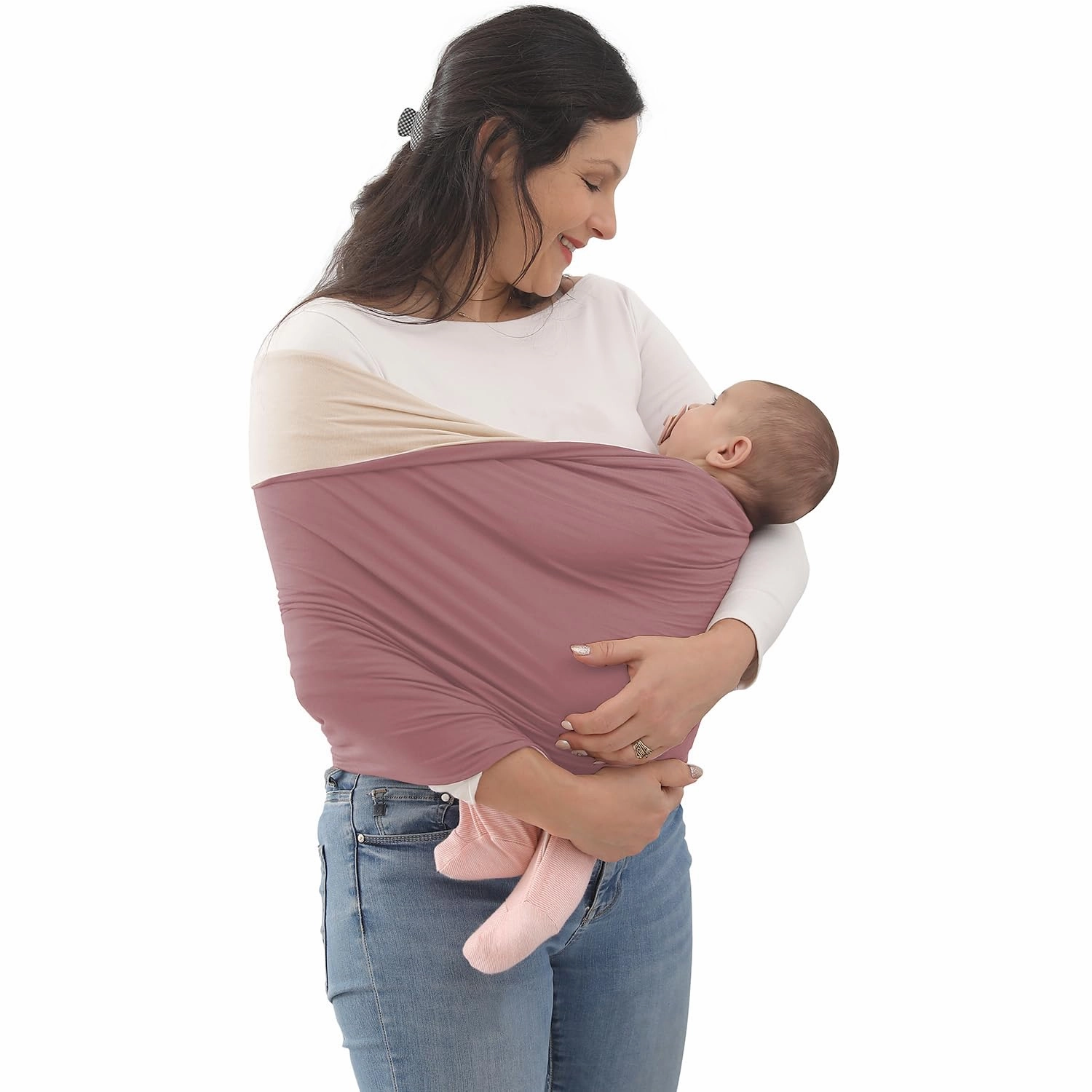 Baby Wrap Carrier, Reversible Bonding Comforter, Soft & Stretchy Baby and Infant Sling, Perfect Baby Carrier Wrap Sling for Newborn and Infant up to 35 lbs.
