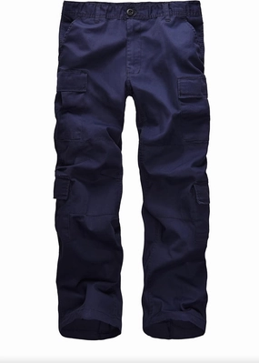 BACKBONE Mens Military Army Airborne Trooper Vintage Cargo Pants Trousers