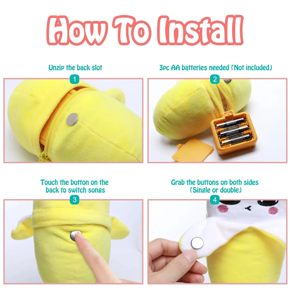 Banana Beat Piano Plush Toy