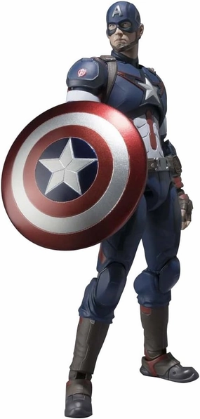 Bandaï SH Figuarts Avengers Captain America About 155mm ABS u0026 PVC Painted Action Figure