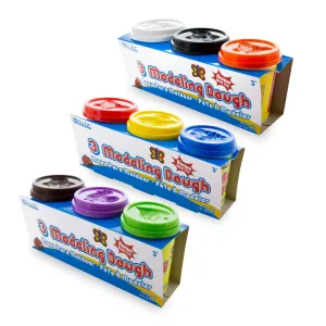 BAZIC 5 Oz. Multi Color Modeling Dough (3/Pack)