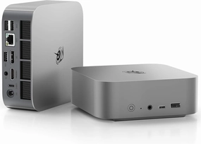 Beelink SER8 Mini PC AMD Ryzen 7 8745HS, 32GB DDR5-5600MHz 1TB PCIe4.0 SSD, AMD Radeon 780M Graphics 12core 2600MHz Gaming PC, USB4.0/ Triple Display/ WiFi6/ BT5.2/2.5Gbps LAN Mini Computer