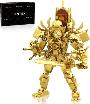 Bentex Skibi Figure Building Set, Titan Clock Man Cameraman Game Model Toys Ideas Collectible Building Bricks Birthday Gift for Kids Adults Fans(551 Pcs)