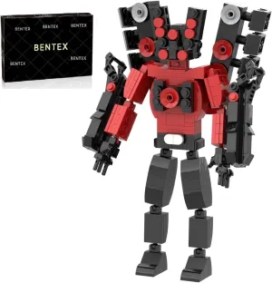 Bentex Toilet Figure Building Set, Titan Speaker Man Cameraman Game Model Toys Ideas Collectible Building Bricks Birthday Gift for Kids Adults Fans(407 Pcs)