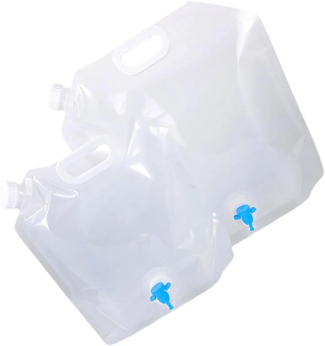 BESPORTBLE Professional Water Pouches Collapsible Camping Containers Lightweight Portable Water Bag Pe/pa/pet Material for Hiking