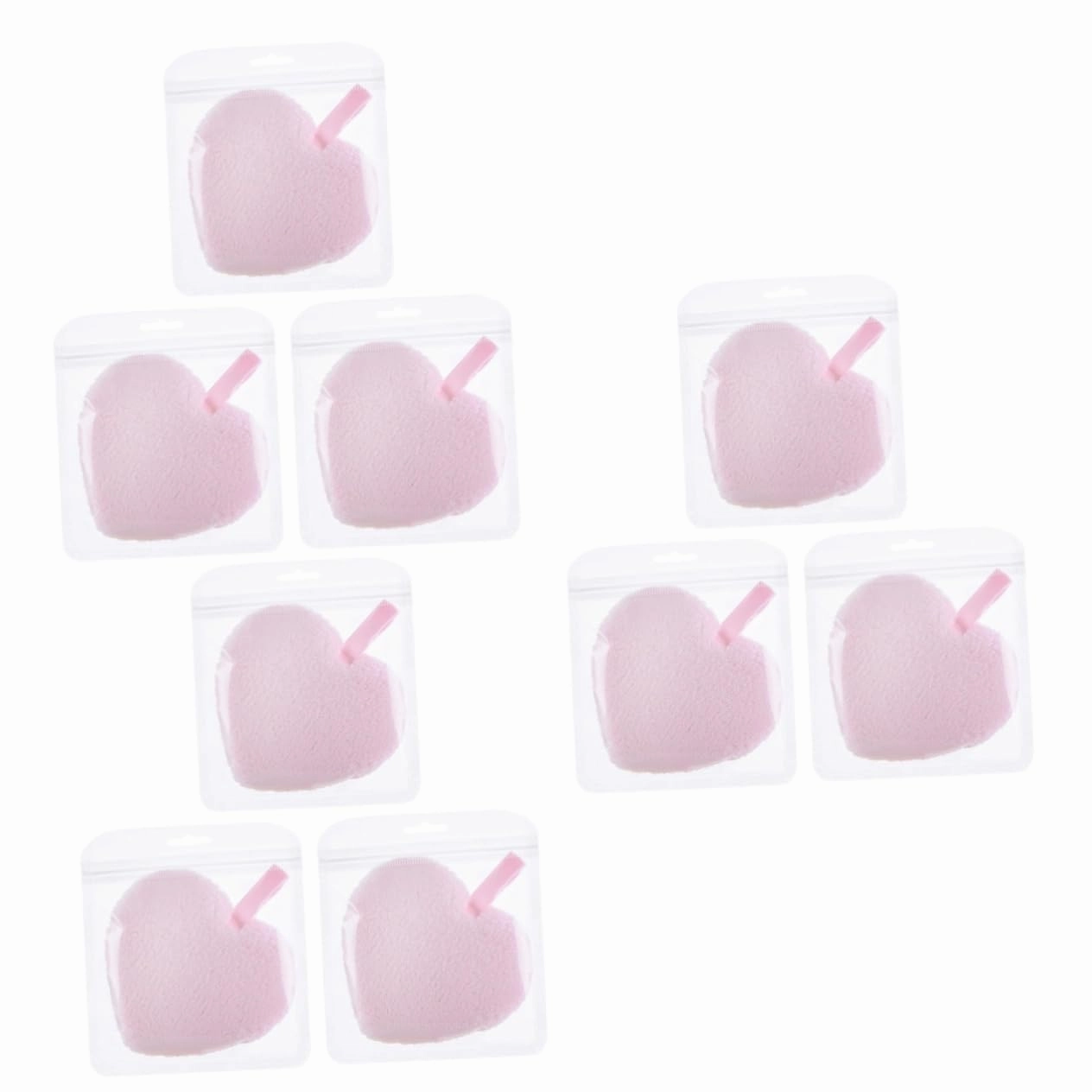 BESPORTBLE 3sets Cotton Rounds Makeup Powder Puff Face Wash Pads Reusable Cleaning Pads for Face Makeup Removal 3pcs*3