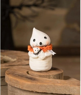 Bethany Lowe 4" Raggedy Pants Father Boo and Baby Halloween Ghost Figure