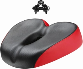 Bicycle Saddle Shock Absorbing Waterproof Wear Resistant Breathable Elegant Riding Soft Cushion Pad Biking Bike Seat