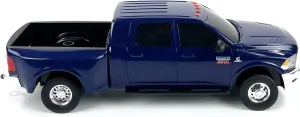 Big Country Toys Realistic Ram 3500 Mega Cab Dually Truck Toy & Trailer Hitch, 1:20 Scale Farm Toys for 3 Year Old Boys