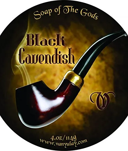 Black Cavendish Natural Shaving Soap Nourishing with Tallow