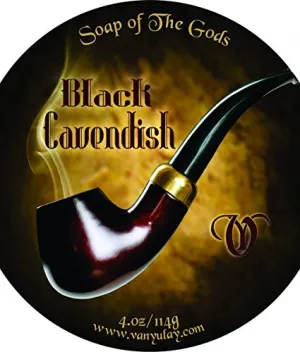 Black Cavendish Natural Shaving Soap Nourishing with Tallow