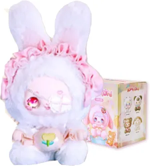 Blind Box Figures Toys,4.7" Cute Mini Dolls Kawaii The Birth of The Dragon Series PVC Blind Box Doll Posable Dress Up Doll for Girls Birthday Party Gift Toys (Bear Series3-1pack)