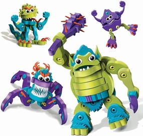 Bloco Toys Ogre & Monsters | STEM Toy | DIY Building Construction Set (280 Pieces)