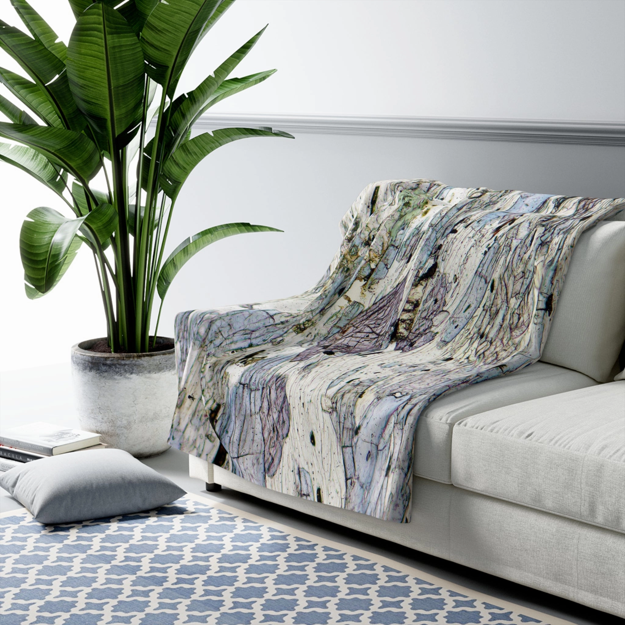 BlueSchist Sherpa Fleece Blanket