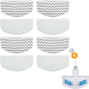 BonusLife Steam Mop Pads for Bissell PowerFresh 1940 1806 Replacement Parts, 8 Pack