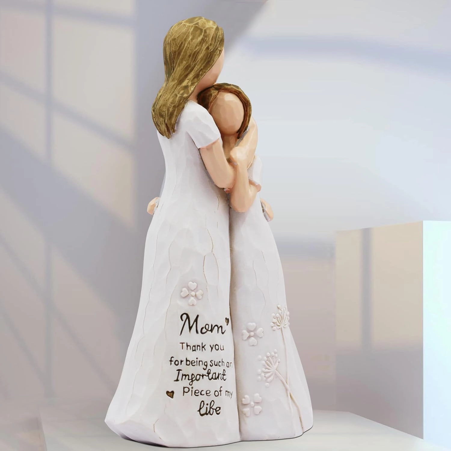 BORLESTA Mothers Day Birthday Gifts for Mom - Mom Birthday Gifts, Mother of The Bride Gifts, Moms Gifts from Daughters, Mother in Law Gifts, Mothers Daughter 5.7" Figurines Statue