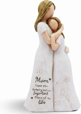 BORLESTA Mothers Day Birthday Gifts for Mom - Mom Birthday Gifts, Mother of The Bride Gifts, Moms Gifts from Daughters, Mother in Law Gifts, Mothers Daughter 5.7" Figurines Statue