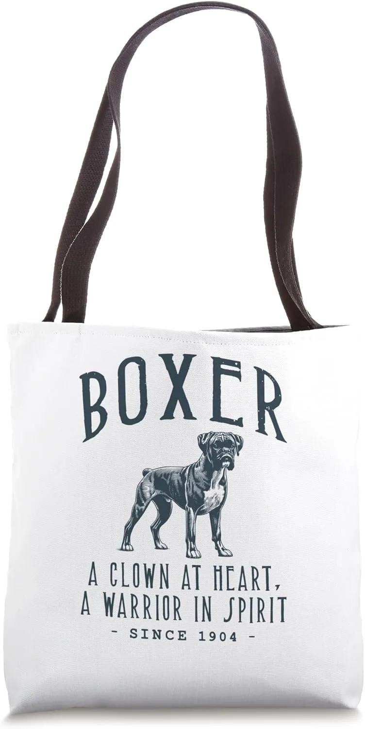 BOXER DOG LOYAL, STRONG, AND FULL OF CHARACTER Tote Bag