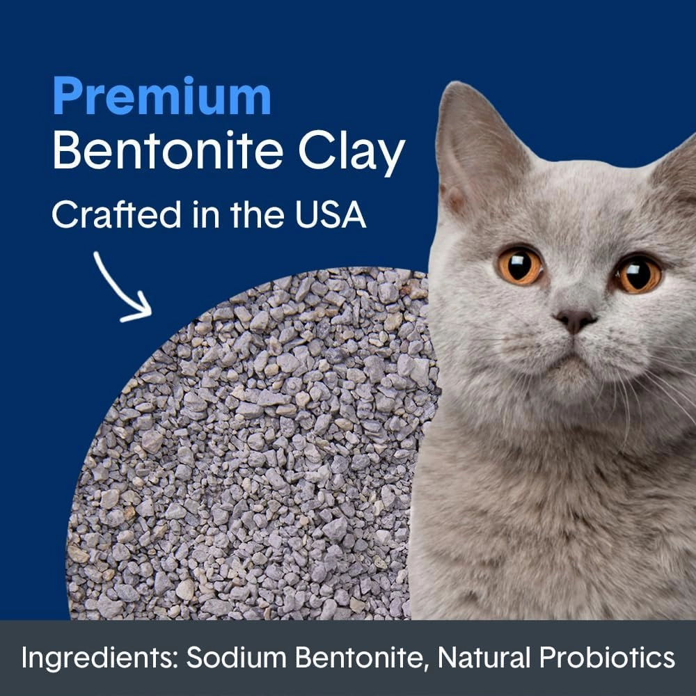 Boxie® Probiotic Cat Litter 40 Day Natural Odor Control, 16lb Clumping Kitty Litter (Clay)