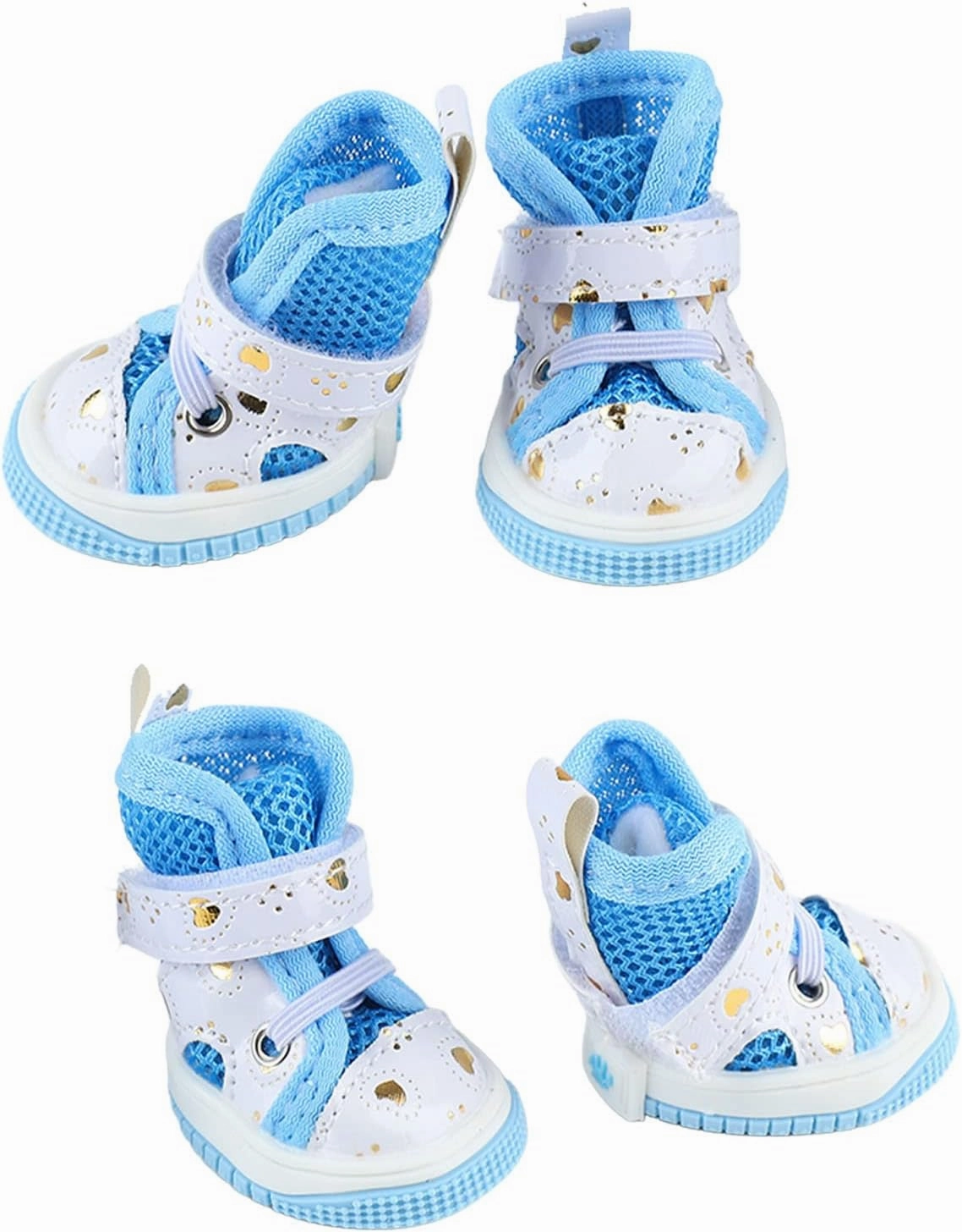 Breathable Dog Sports Shoes Slip Summer Pet Booties for Dogs Puppies Red (3#)