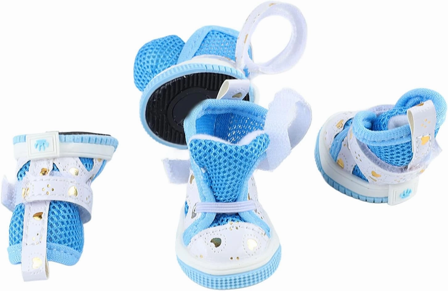 Breathable Dog Sports Shoes Slip Summer Pet Booties for Dogs Puppies Red (3#)
